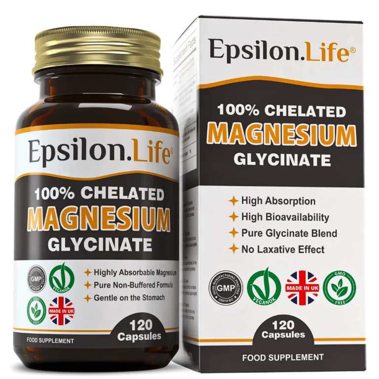 chelated magnesium glycinate 500mg uk made vegan supplement bisglycinate magnesium no artificial fillers no magnesium stearate