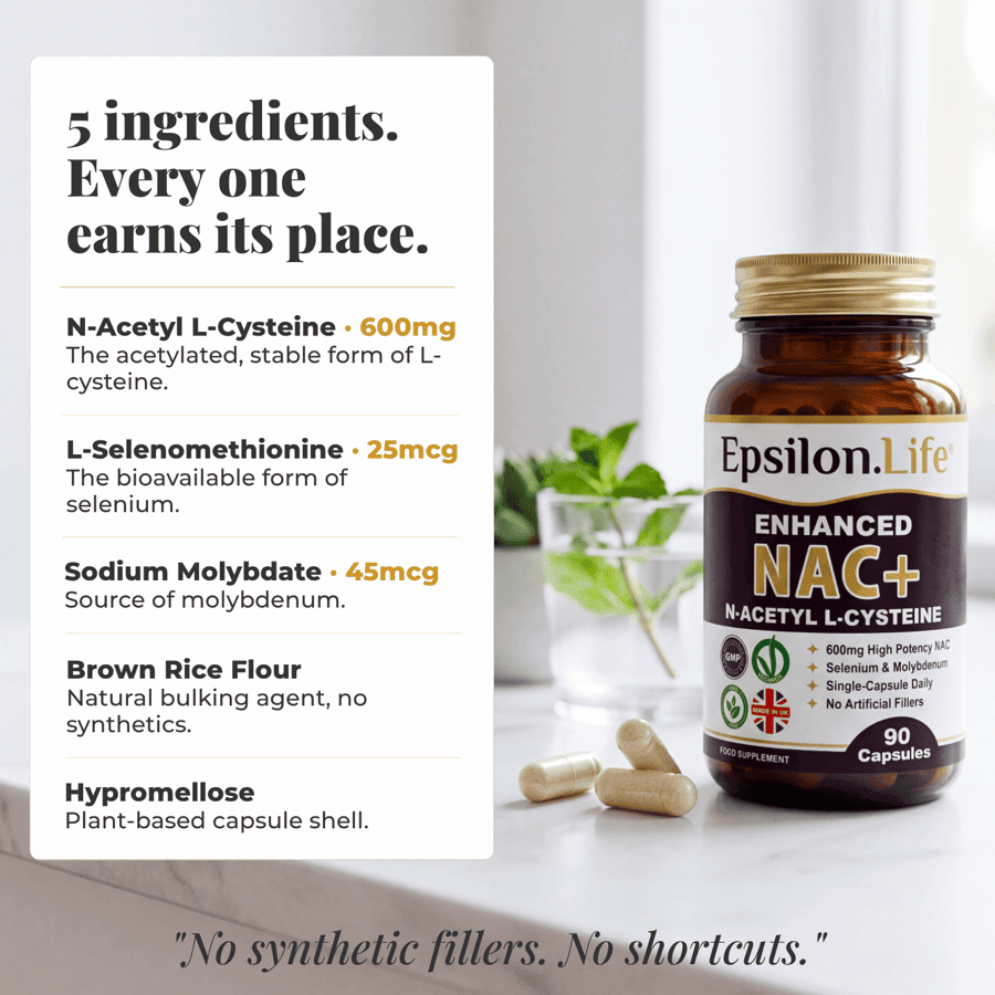 NAC+ Supplement 600mg with Selenium & Molybdenum - Image 3