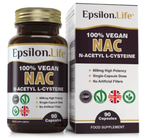 n acetyl cysteine nac uk vegan supplement 600mg no fillers