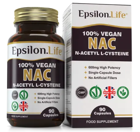 n acetyl cysteine nac uk vegan supplement 600mg no fillers