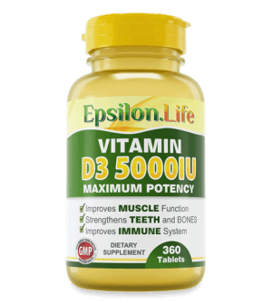 Vitamin D3 5000 IU Epsilon Life