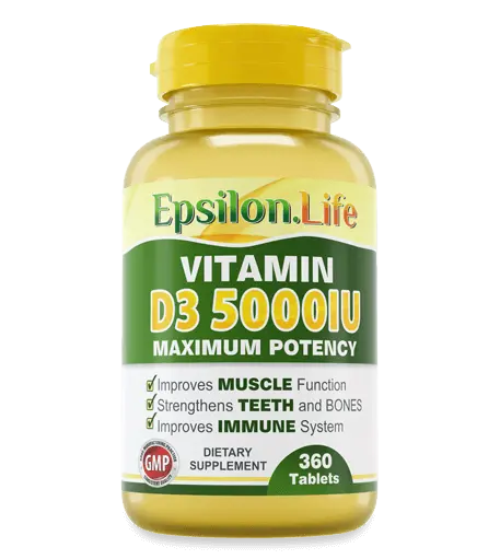 Vitamin D3 5000 IU Epsilon Life